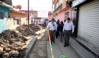 Realiza gobierno de Cuauhtémoc Blanco obras de agua potable en Jiutepec