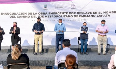 Rehabilita C. Blanco infraestructura carretera en Emiliano Zapata