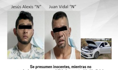 Un veinteañero y un cuarentón supuestamente traían Kia robado