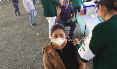 Gran respuesta a vacunación  en Yecapixtla y Yautepec