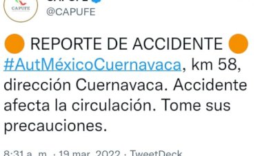 Gran flujo vehicular proveniente de la Ciudad de México a Morelos