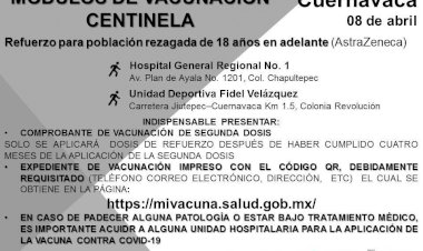 Invitan a rezagados a aprovechar inmunización anticovid hoy