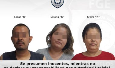 Tres personas detenidas durante cateo en Yautepec