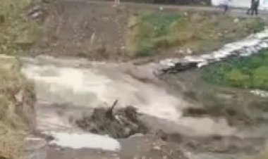 Aumentó peligrosamente la corriente del río Cuautla