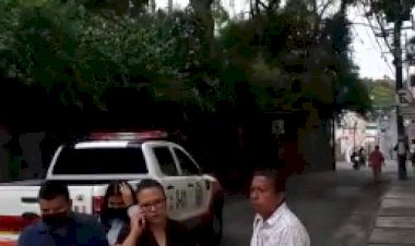 Evacuan a personal del Ayuntamiento de Cuernavaca