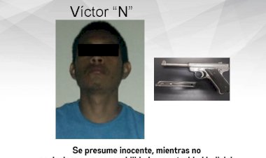 Cayó en Zacatepec cuando traía  un arma de fuego sin el permiso
