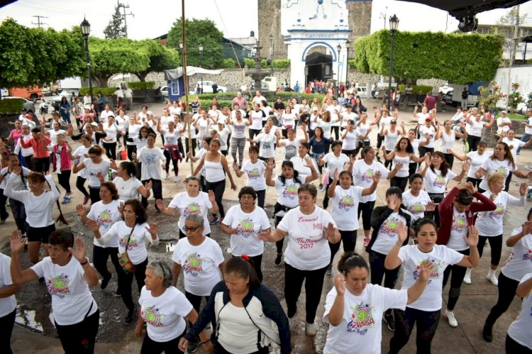 En Jiutepec, alumnos participan en la activación física masiva