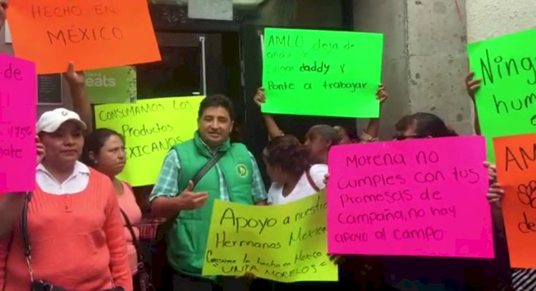 Protesta contra Trump en el corazón de Cuernavaca