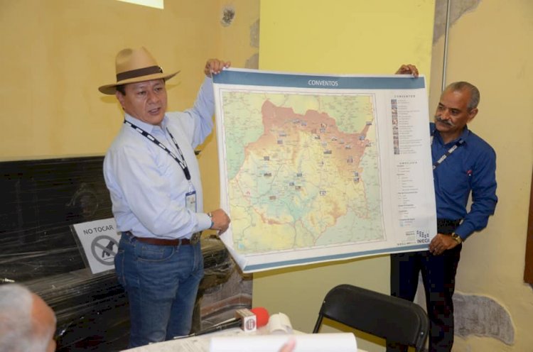 Presenta INEGI mapa de ubicación de  los ex conventos y museos de Morelos