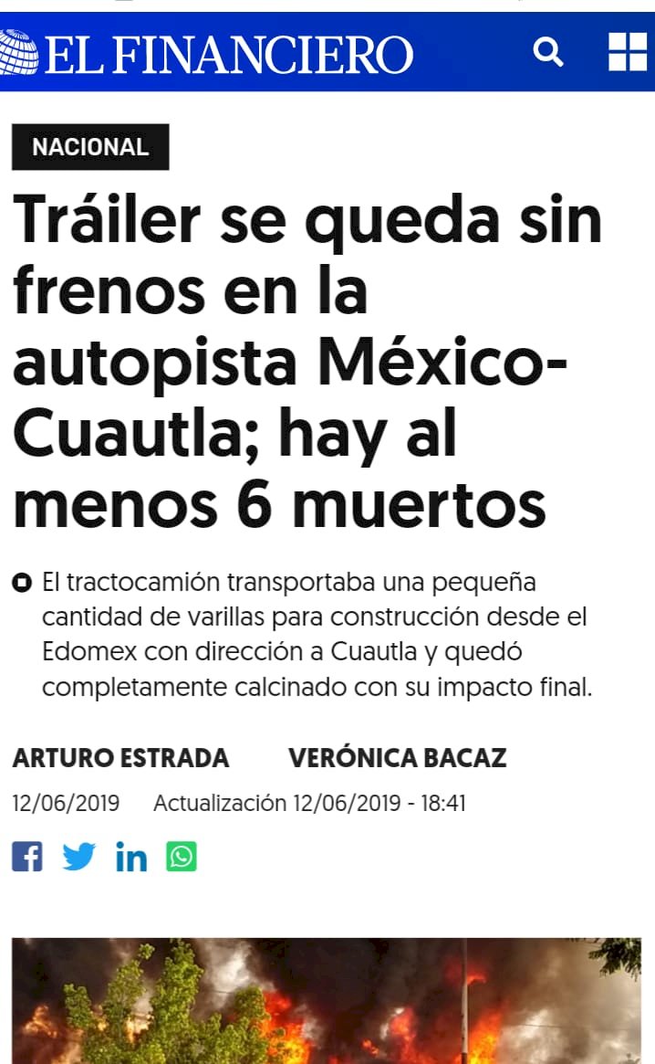 Tragedia en Cuautla, con amplia cobertura nacional e internacional
