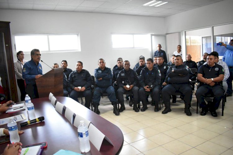Evalúan en Jiutepec el desempeño de policías con «Jardín de Eventos Seguro»