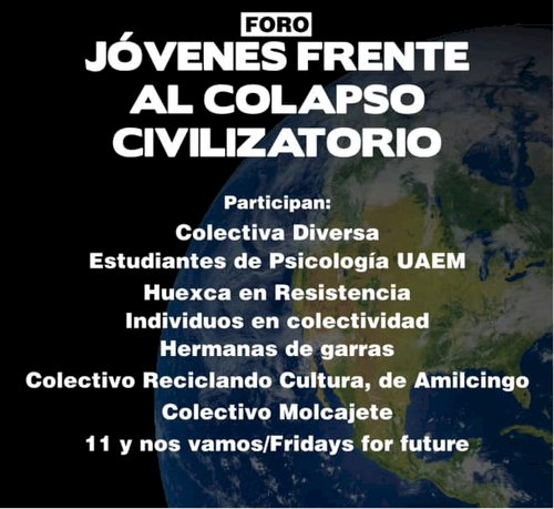 Breverías Culturales - El Foro «Jóvenes frente al colapso civilizatorio»