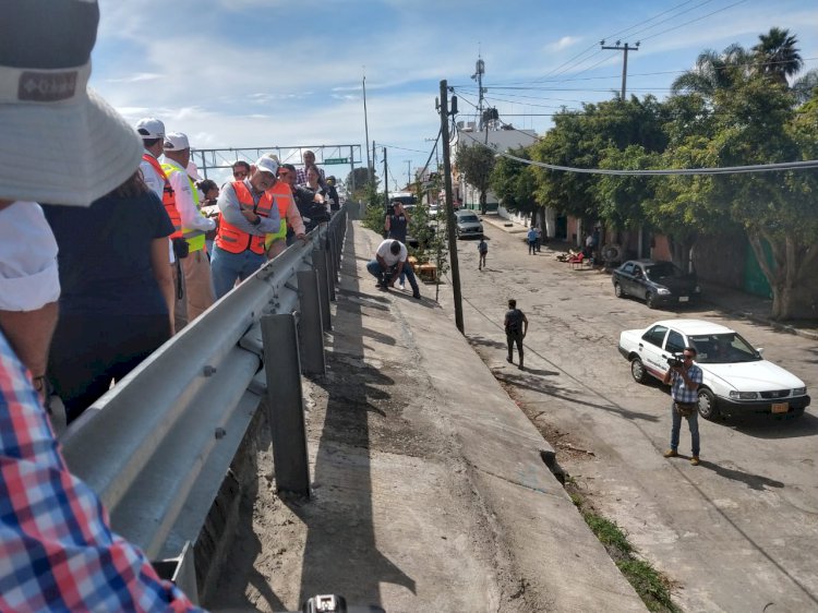 Admiten autoridades riesgo todavía por muro en Paso Exprés