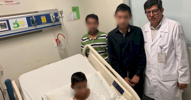 Se reunieron tío y primo con menor guatemalteco agredido