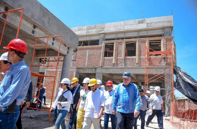 Supervisan reconstrucción en Zacatepec  autoridades federal, estatal y municipal