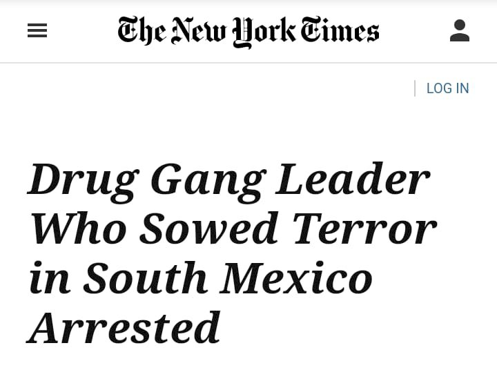 El The New York Times difunde la detención de «El Carrete»