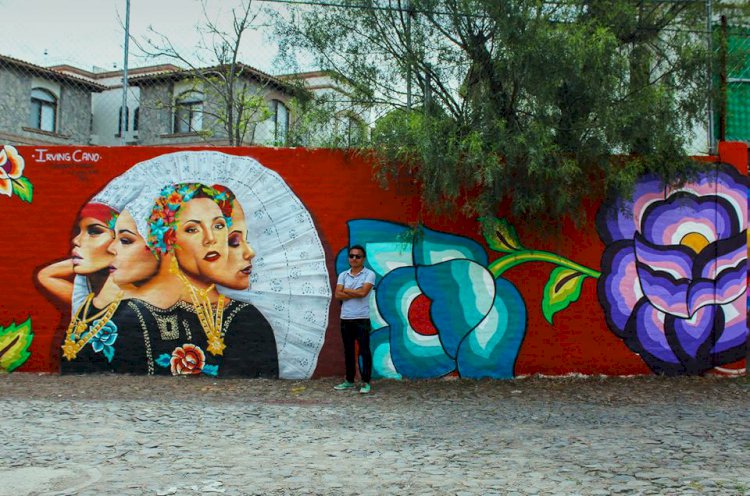 Siguen desaparecidas obras de  muralista internacional oaxaqueño