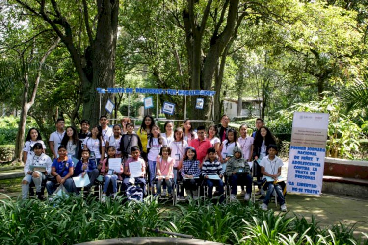 Promueve DIF Morelos participación de la niñez  en jornada nacional contra la trata de personas