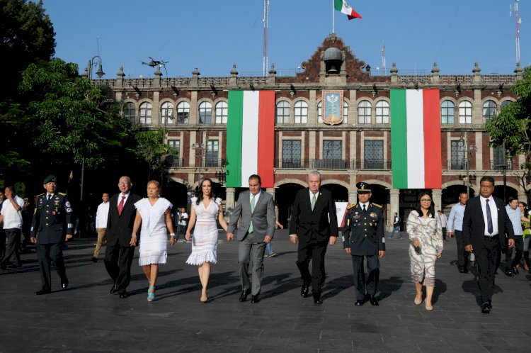 Celebra Cuauhtémoc saldo blanco en Morelos durante festejos patrios