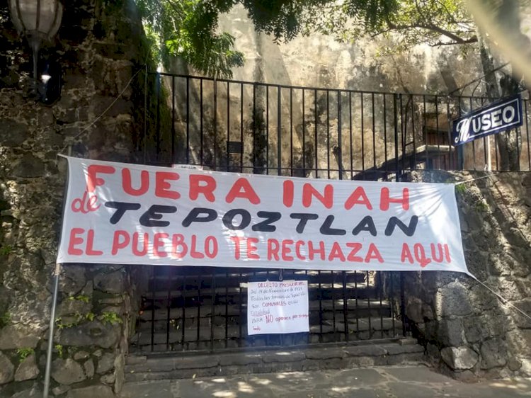 Conflicto en Tepoztlán y el  INAH por terrenos comunales