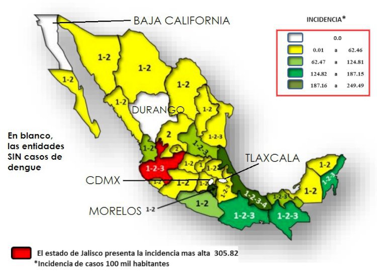 Tienen 4 estados éxito contra el  dengue, a diferencia de Morelos