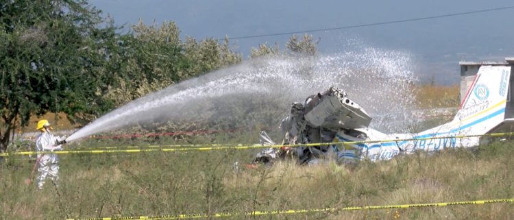 Falla en el motor provocó desplome de avioneta Cessna: Sanz Rivera