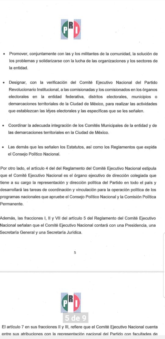 Destituyen CEN del PRI de la dirigencia a Alberto Martínez