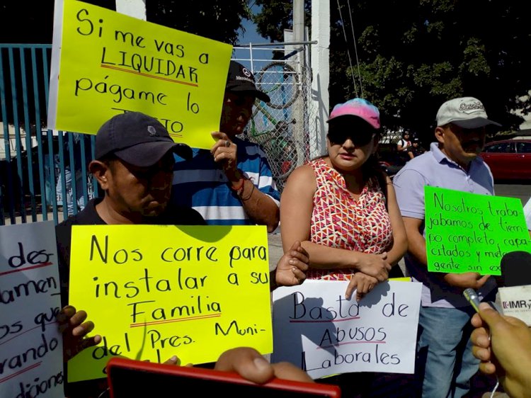 Denuncian trabajadores del SOAPSC despido injustificado