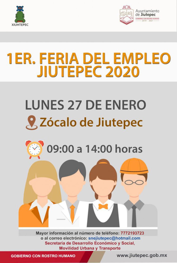 Primera Feria del Empleo Jiutepec 2020
