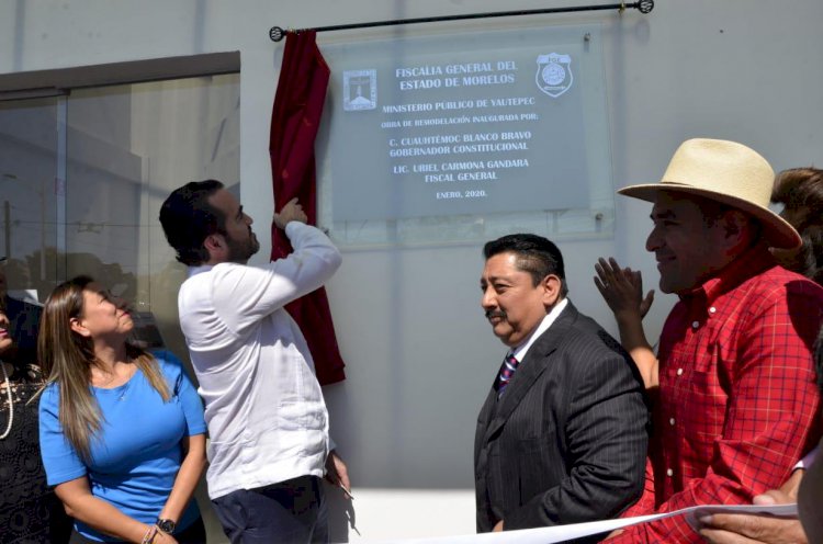 Inauguró FGE instalaciones del  Ministerio Público en Yautepec