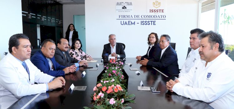 Formalizan UAEM e ISSSTE  instalaciones de Prepa de Jojutla