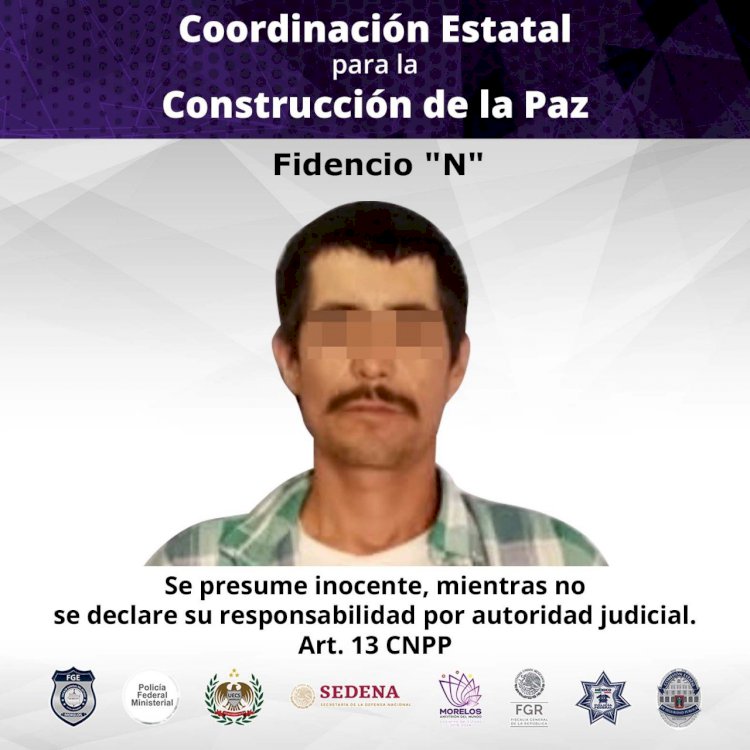 De regreso a presidio ¨La Torta¨, tirador de droga de Amacuzac