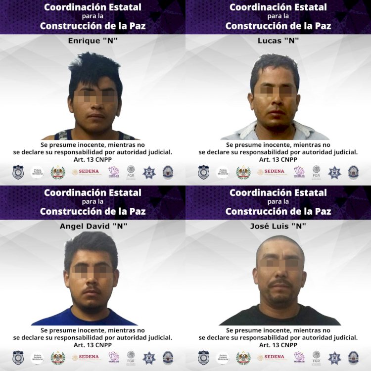 A la cárcel cuatro presuntos  abigeos de Tlayacapan