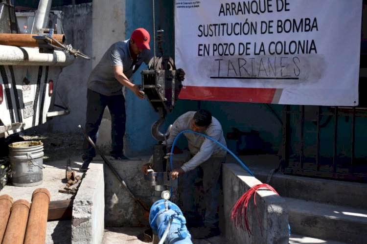Mejora suministro de agua potable  en Valle de los Tarianes, en Jiutepec