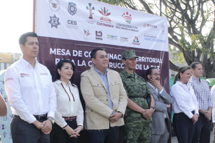 Participa gobierno de Cuernavaca en mesa de Coordinación por la Paz