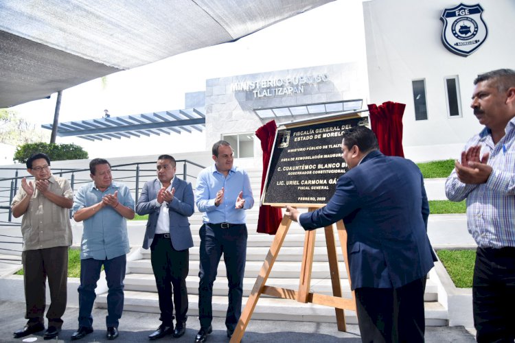 Inaugura Blanco nueva agencia del  Ministerio Público en Tlaltizapán