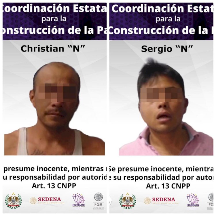 Prisión preventiva a dos asaltantes de Yautepec