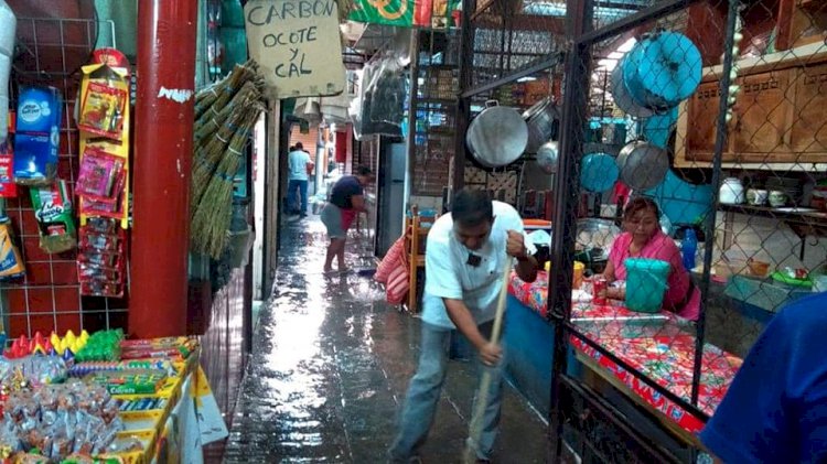 Realizaron fenicios de mercados  de Cuautla limpieza sanitaria