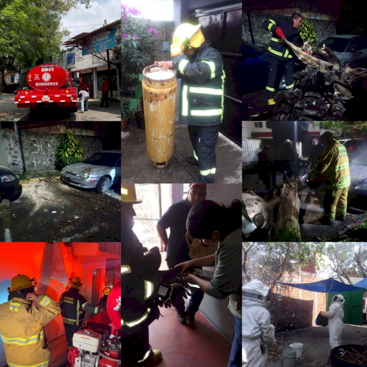Atiende personal de emergencias y bomberos 33 auxilios en la capital