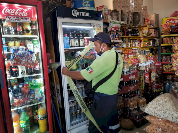 Clausuran negocios en Yautepec que siguieron vendiendo alcohol