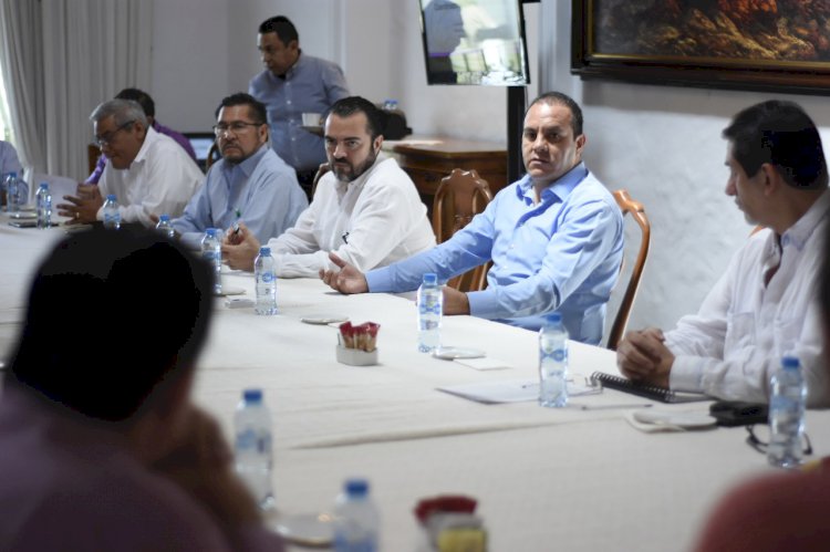 Encabezó Cuauhtémoc Blanco reunión de gabinete para atender emergencia sanitaria