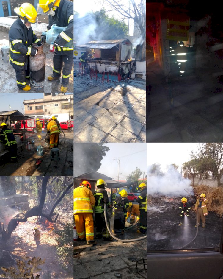 Atendió el cuerpo de bomberos  varios auxilios en Cuernavaca
