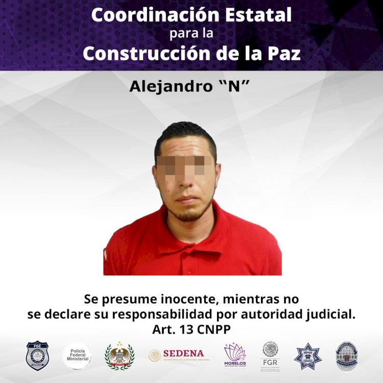 Presunto roba coches de Cuernavaca fue  detenido en Yautepec con un auto robado
