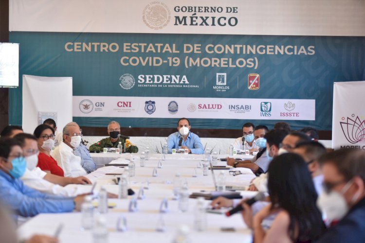 Morelos, un paso adelante en la lucha contra covid-19: Cuauhtémoc