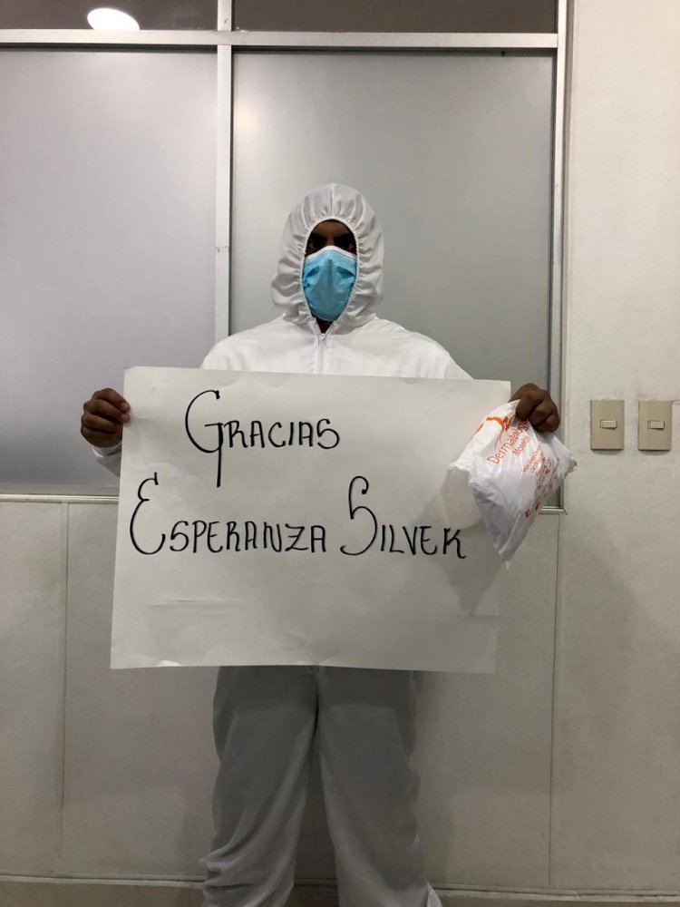 Apoya Mina Esperanza Silver en la pandemia por covid al Sector Salud