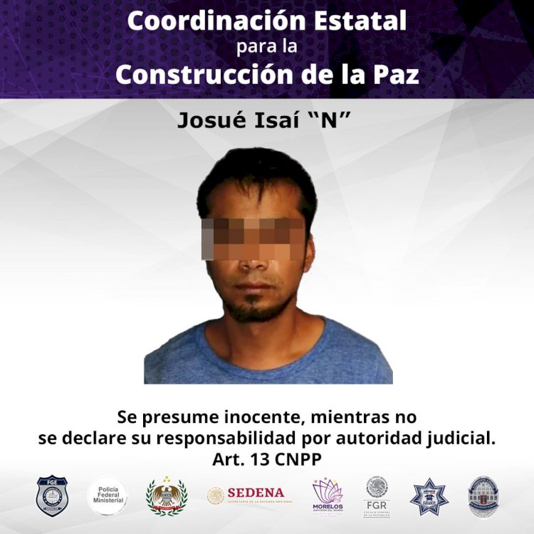 Detienen a sujeto acusado de  violar a una mujer en Tepoztlán