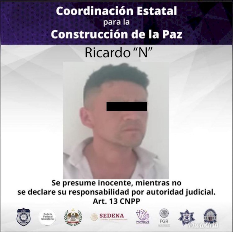 Por amenazas y lesiones un hombre fue detenido en Jiutepec