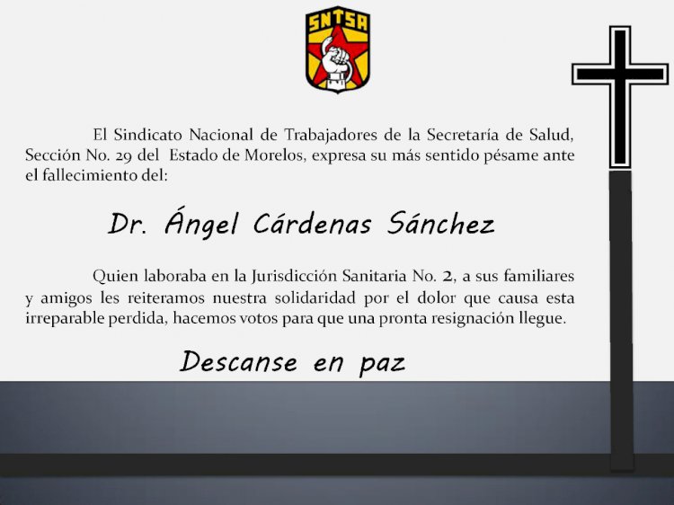 Reportan dos médicos muertos en Morelos por covid