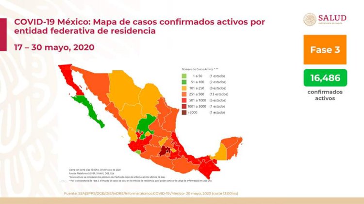 El índice de letalidad en México por covid 19 está en 11.17 por ciento