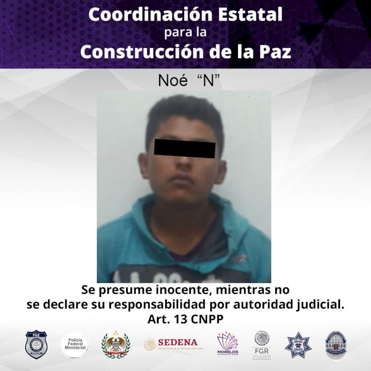 Por robar un celular, quedó detenido sujeto en Ocuituco